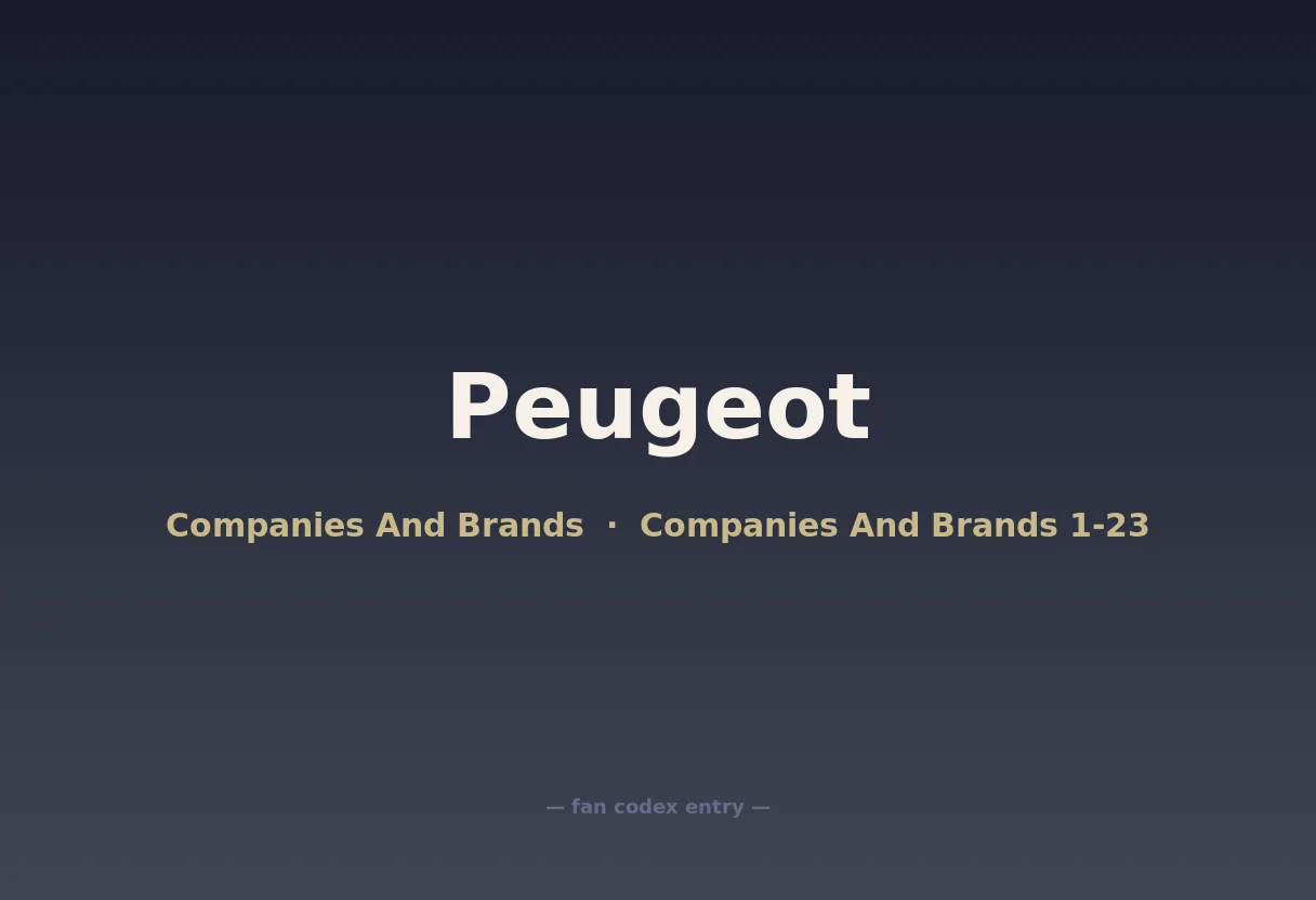 Peugeot