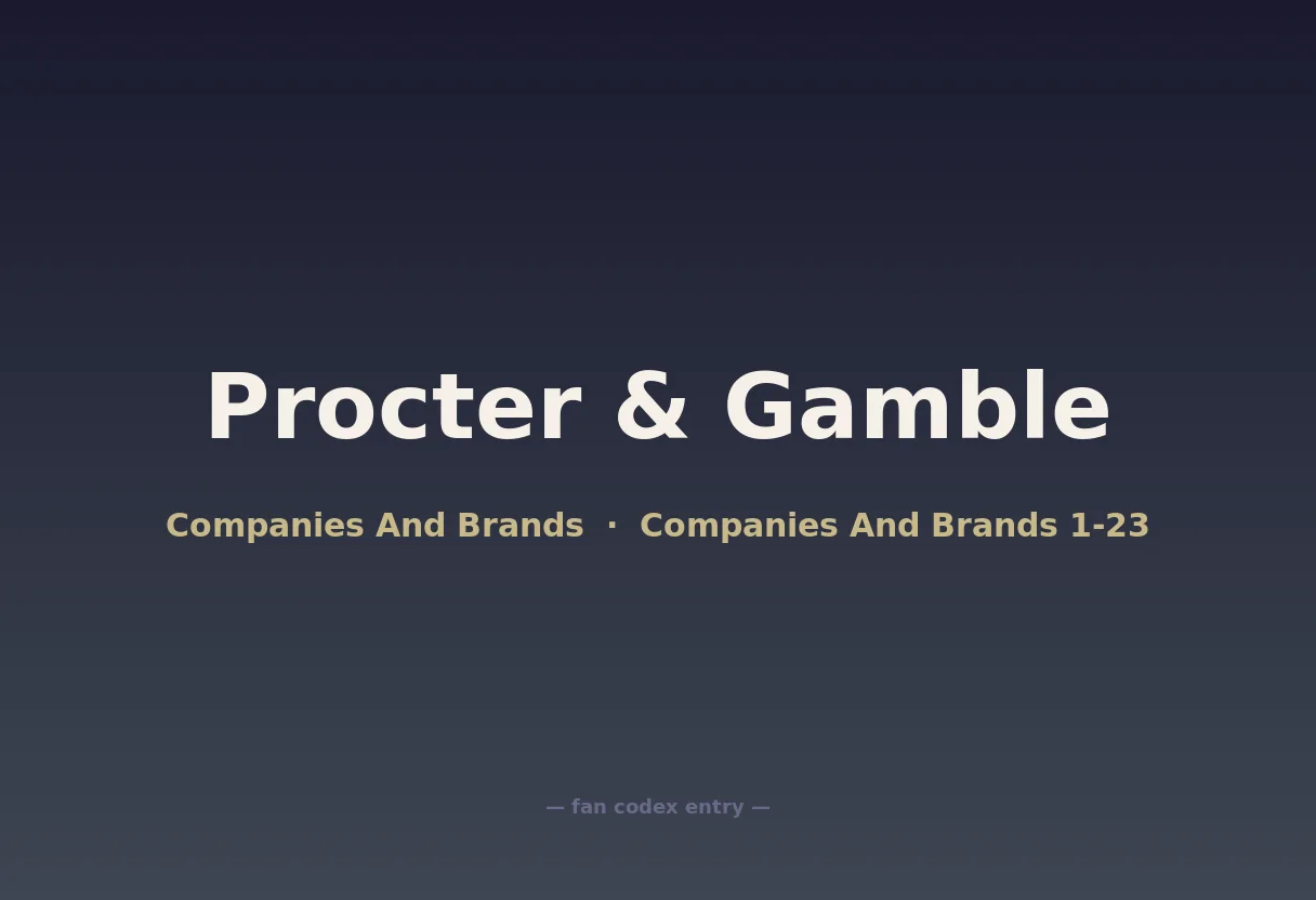 Procter & Gamble